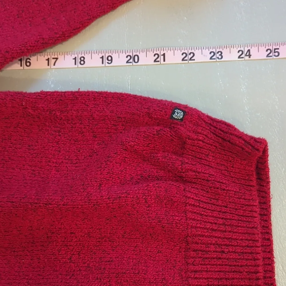 Chaps 1/4 Zip Sweater Red size‎ Large
